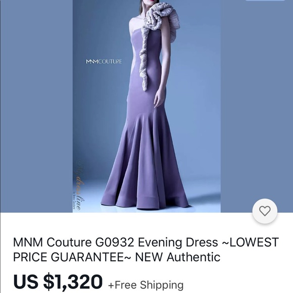 MNM Couture Ruffle Mermaid Gown - Picture 4 of 4